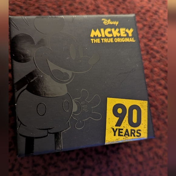 Disney Mickey Mouse Blue Silver Earrings - Picture 2 of 3